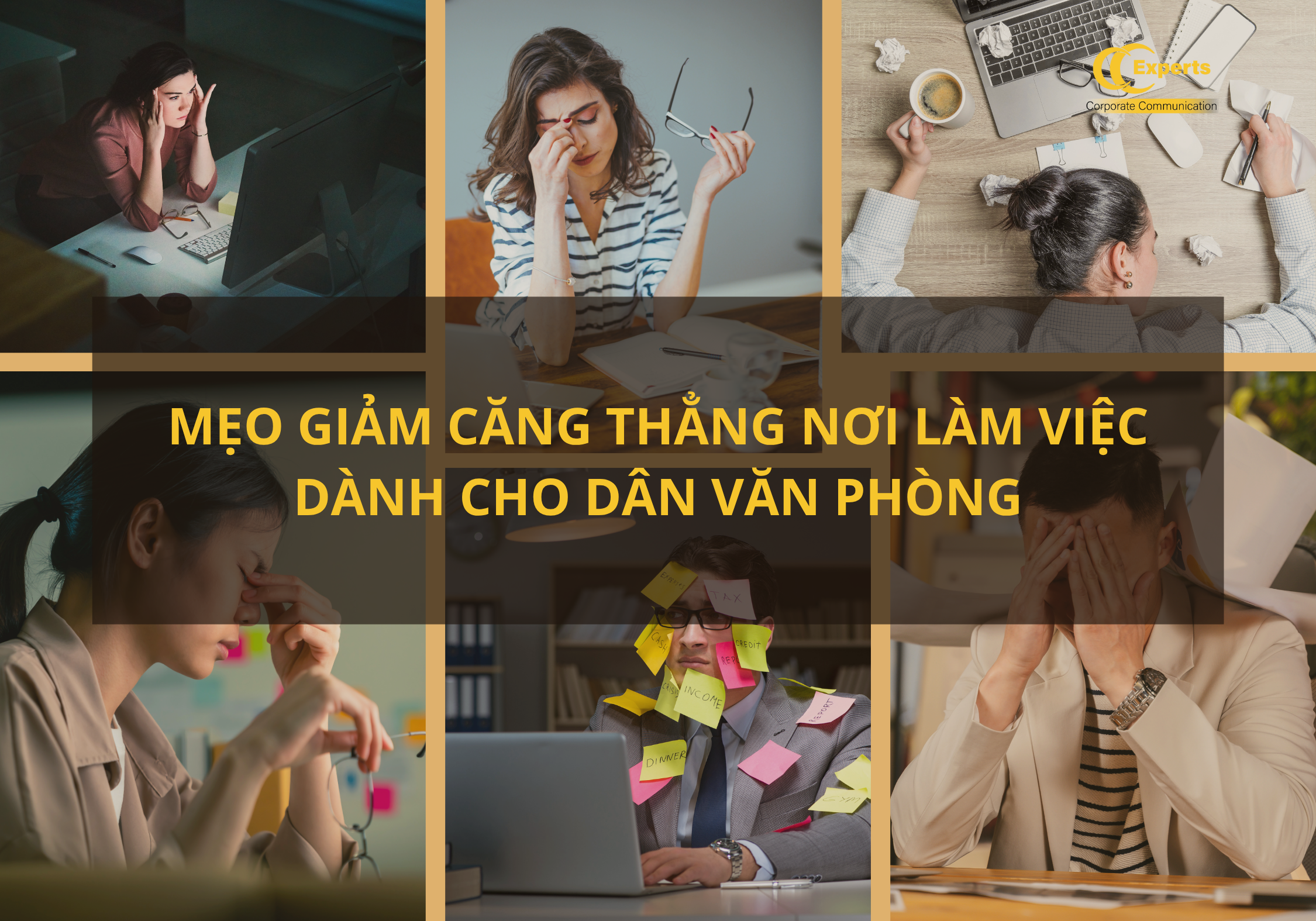 11 mẹo giảm căng thẳng nơi làm việc dành cho dân văn phòng