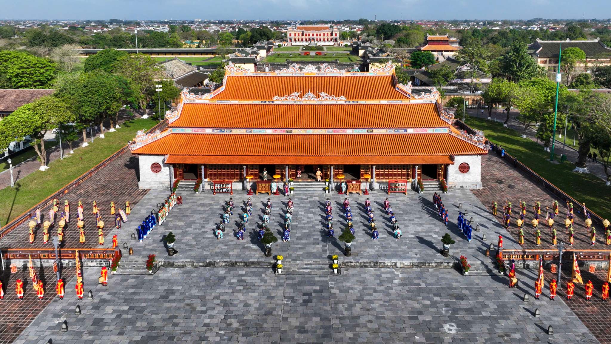 Tái hiện lễ thiết triều Nguyên đán triều Nguyễn trong lòng di sản Cố đô Huế