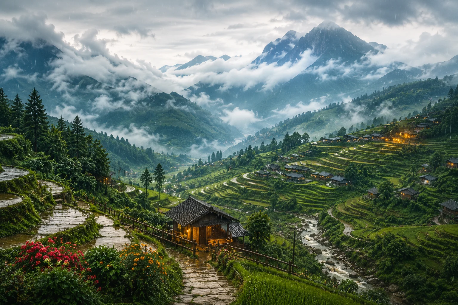 Trốn phố thị ồn ào, tìm về những thiên đường trú ẩn đẹp nhất mùa mưa