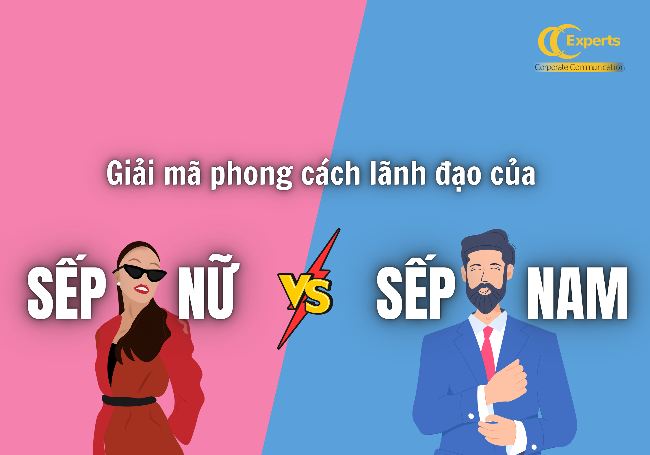 Giải mã phong cách lãnh đạo của sếp nam và sếp nữ