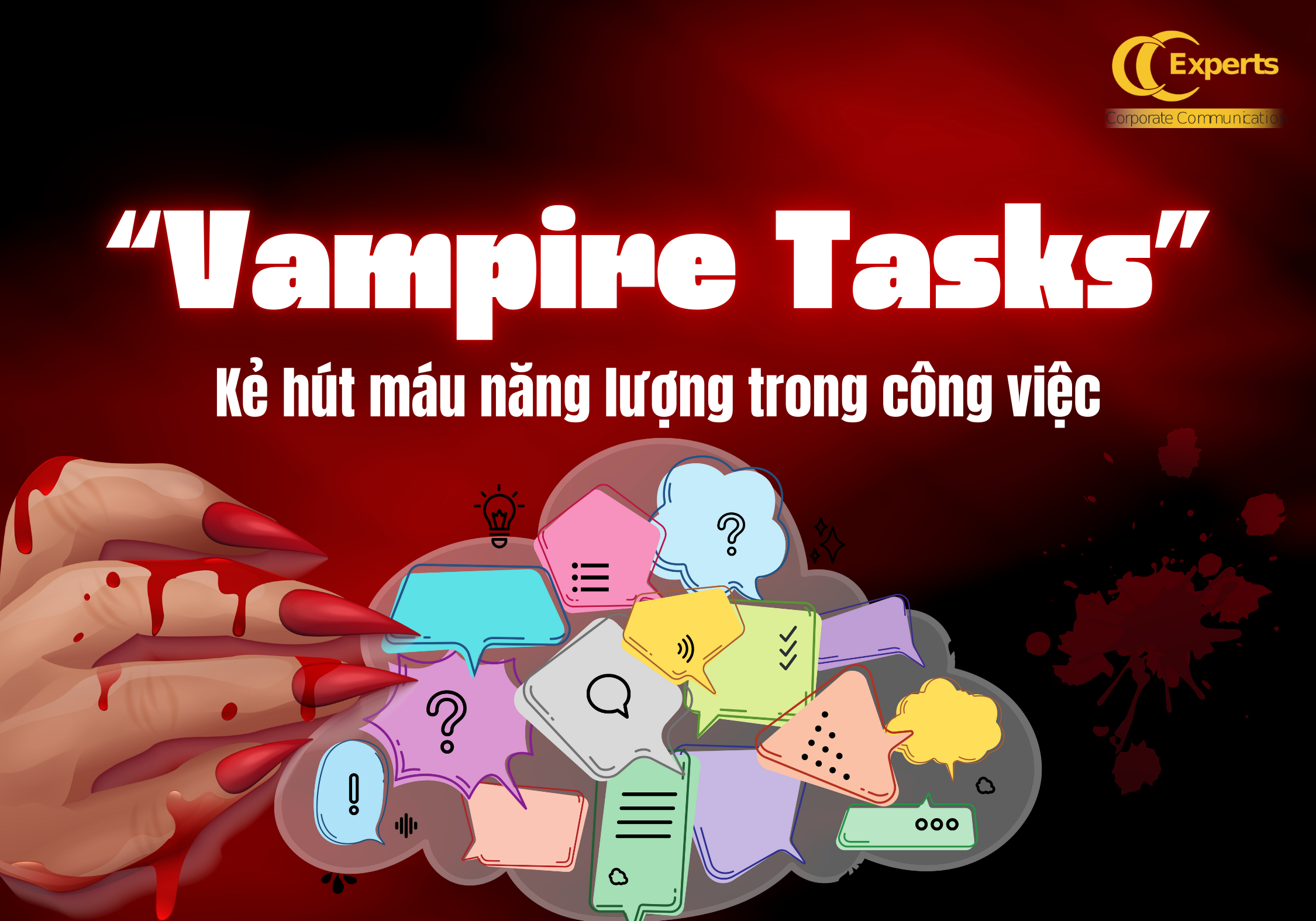 “Vampire Tasks” – Kẻ hút máu năng lượng trong công việc