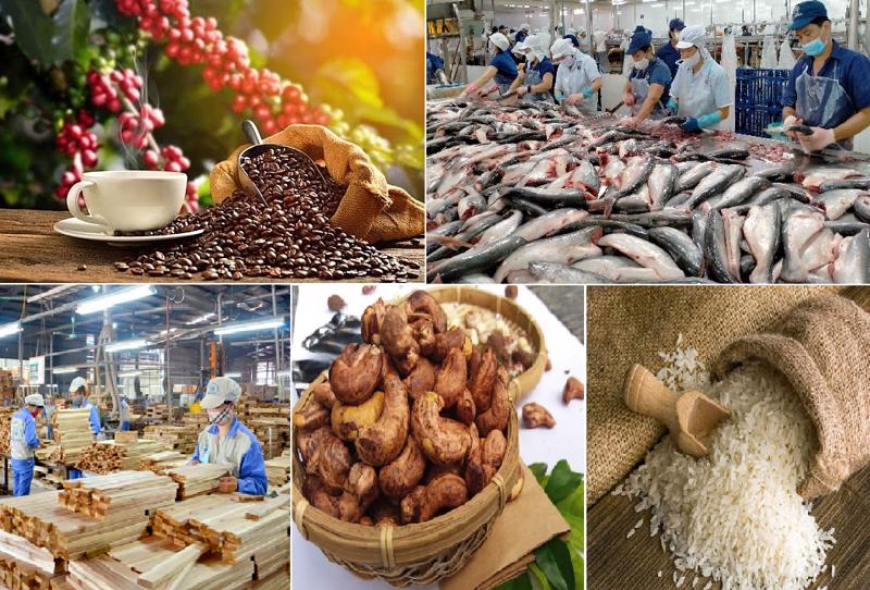 Trước áp lực thuế từ Hoa Kỳ, xuất khẩu nông, lâm, thủy sản vẫn tăng trưởng