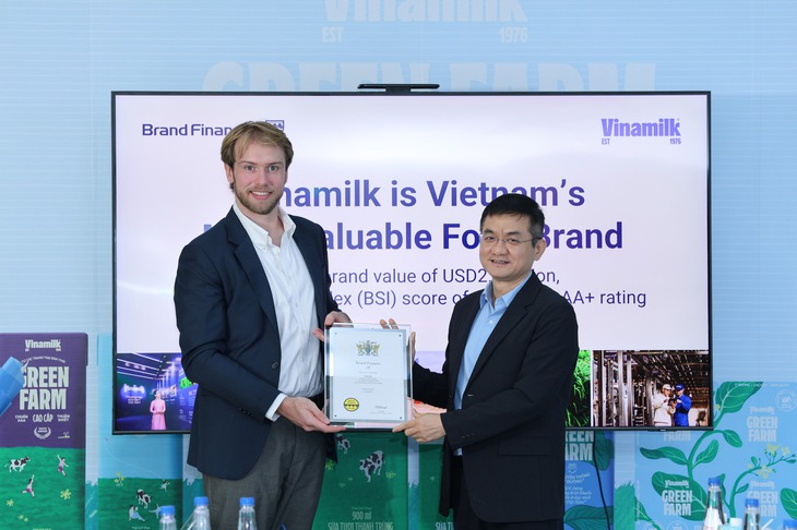 Brand Finance: thương hiệu Vinamilk tăng sức mạnh rõ rệt sau khi thay đổi nhận diện